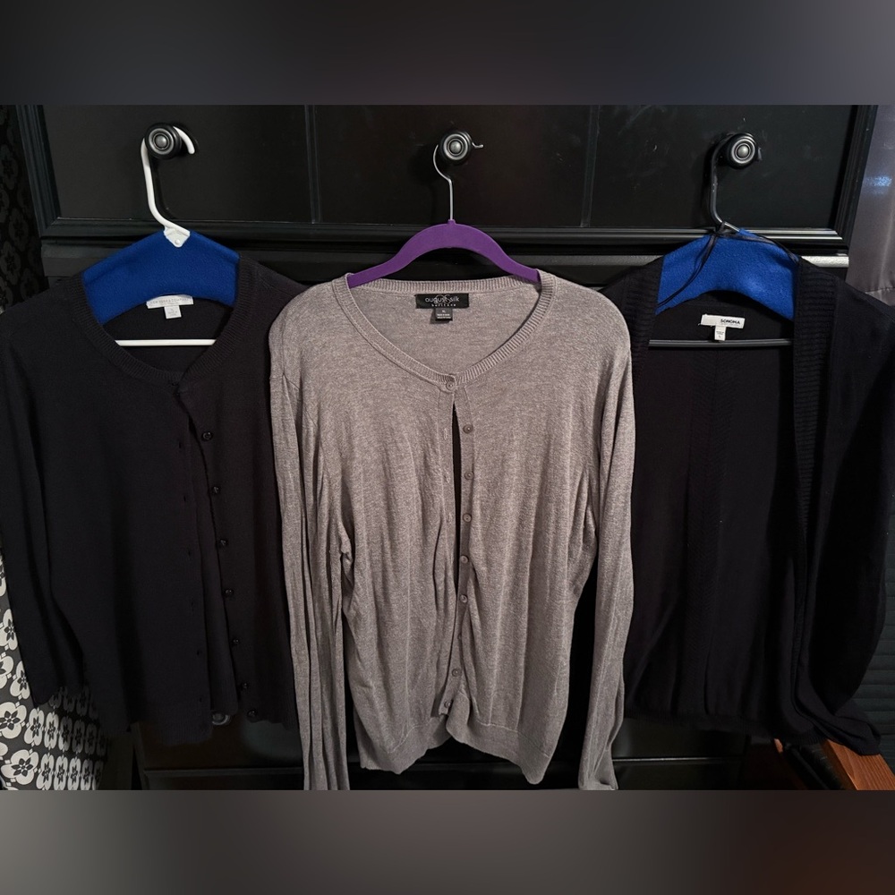 Lot of 3 Womens Sweaters - 2 XL and 1 Large.
